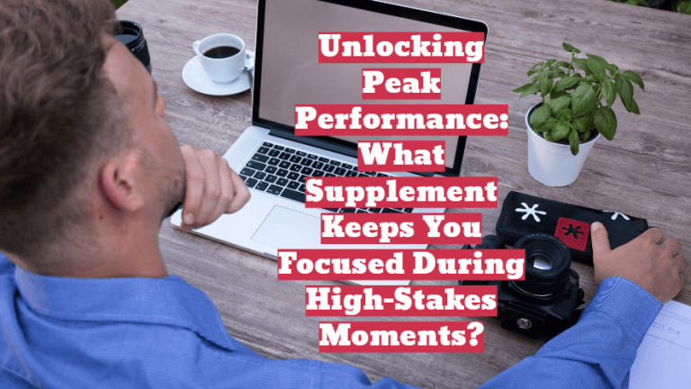 What supplement keeps you focused?